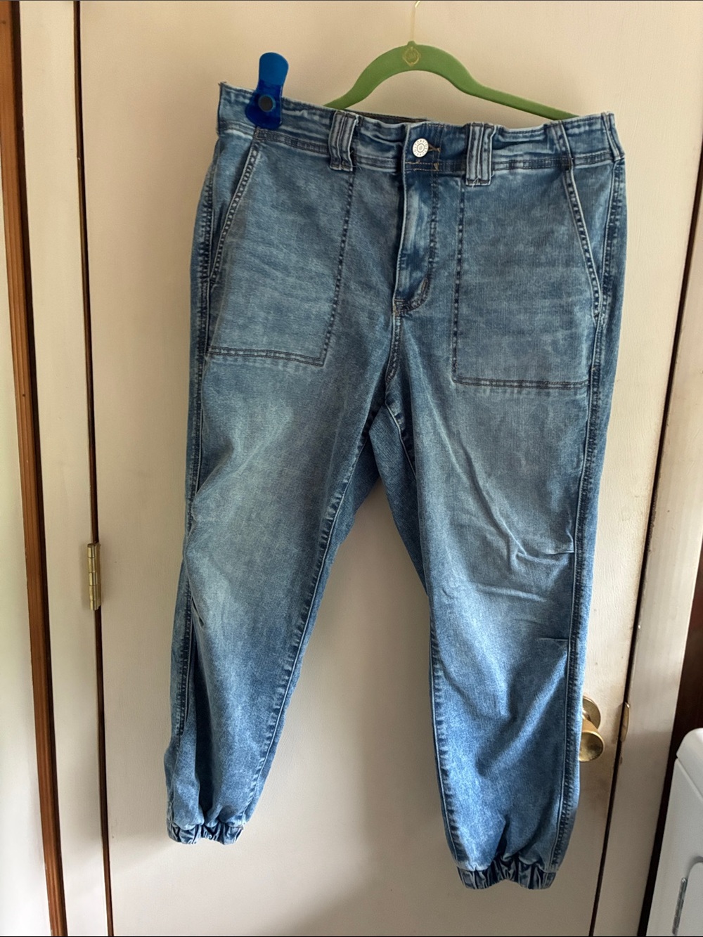 torrid light blue denim jogger jeans